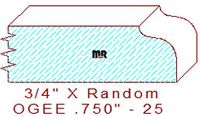 Ogee 3/4" - 25