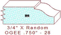 Ogee 3/4" - 28