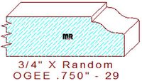 Ogee 3/4" - 29 Ogee 3/4" - 29