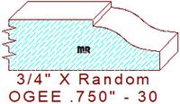 Ogee 3/4" - 30