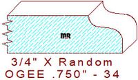 Ogee 3/4" - 34 Ogee 3/4" - 34