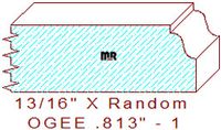Ogee 13/16" - 1 Ogee 13/16" - 1