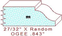 Ogee 27/32" Ogee 27/32"