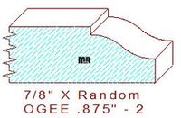Ogee 7/8" - 2 Ogee 7/8" - 2