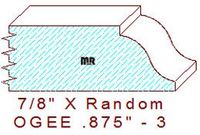 Ogee 7/8" - 3 Ogee 7/8" - 3