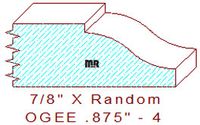 Ogee 7/8" - 4 Ogee 7/8" - 4