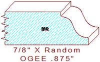 Ogee 7/8" Ogee 7/8"