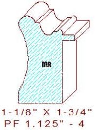 Picture Frame 1-1/8" - 4 Picture Frame 1-1/8" - 4