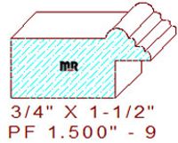 Picture Frame 1-1/2" - 9