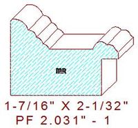 Picture Frame 2-1/32" - 1 Picture Frame 2-1/32" - 1