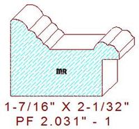 Picture Frame 2-1/32" - 1 