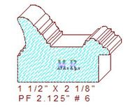 Picture Frame 2-1/8" - 6 Picture Frame 2-1/8" - 6