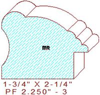 Picture Frame 2-1/4" - 3 Picture Frame 2-1/4" - 3