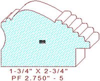 Picture Frame 2-3/4" - 5 Picture Frame 2-3/4" - 5