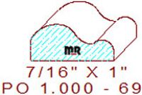 Applied Moulding 1" - 69