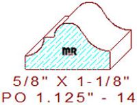 Applied Moulding 1-1/8" - 14
