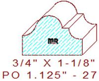 Applied Moulding 1-1/8" - 27