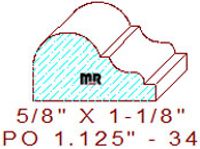 Applied Moulding 1-1/8" - 34