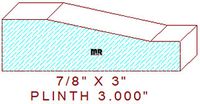 Plinth Block 3" Plinth Block 3"