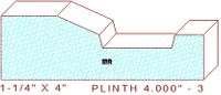 Plinth Block 4" - 3