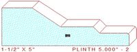 Plinth Block 5" - 2 Plinth Block 5" - 2