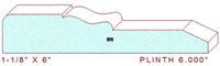 Plinth Block 6" Plinth Block 6"