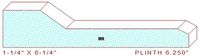 Plinth Block 6-1/4" Plinth Block 6-1/4"
