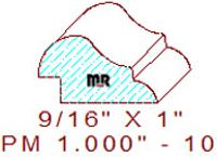 Panel Moulding 1" - 10