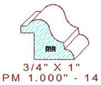 Panel Mould 1" - 14 Panel Mould 1" - 14