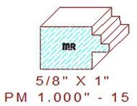 Panel Mould 1" - 15 Panel Mould 1" - 15