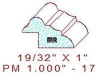 Panel Moulding 1" - 17 Panel Moulding 1" - 17