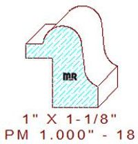Panel Mould 1" - 18 Panel Mould 1" - 18