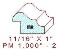 Panel Mould 1" - 2 Panel Mould 1" - 2