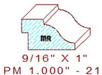 Panel Moulding 1" - 21