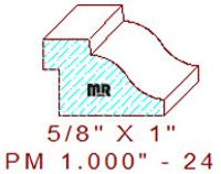 Panel Moulding 1" - 24 Panel Moulding 1" - 24