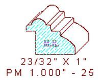 Panel Mould 1" - 25 Panel Mould 1" - 25