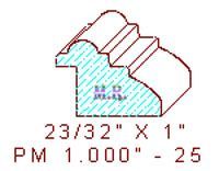 Panel Mould 1" - 25