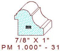 Panel Moulding 1" - 31 Panel Moulding 1" - 31