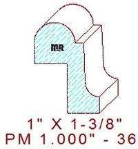 Panel Moulding 1" - 36 Panel Moulding 1" - 36