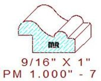 Panel Moulding 1" - 7 Panel Moulding 1" - 7