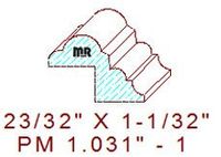 Panel Mould 1-1/32" - 1 