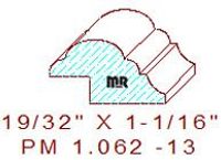 Panel Mould 1-1/16" - 13