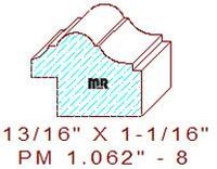 Panel Mould 1-1/16" - 8