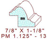 Panel Moulding 1-1/8" - 13 Panel Moulding 1-1/8" - 13