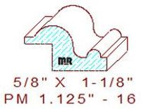 Panel Moulding 1-1/8" - 16