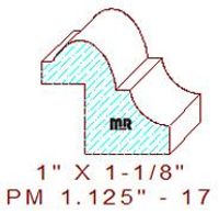Panel Moulding 1-1/8" - 17 Panel Moulding 1-1/8" - 17