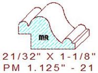 Panel Moulding 1-1/8" - 21 Panel Moulding 1-1/8" - 21