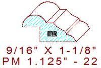 Panel Mould 1-1/8" - 22