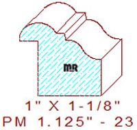 Panel Moulding 1-1/8" - 23 Panel Moulding 1-1/8" - 23