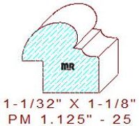 Panel Moulding 1-1/8" - 25 Panel Moulding 1-1/8" - 25